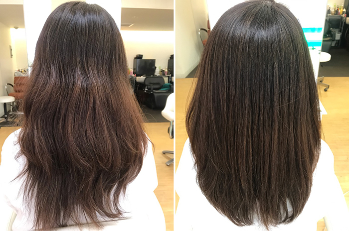 ヘアリセッタービフォーアフター